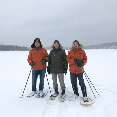 Brothers and Sons on the frozen lake, Feb 2017